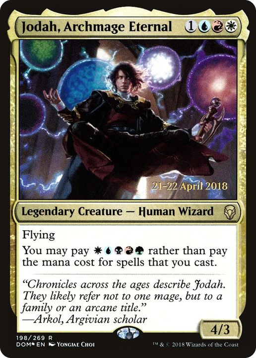 Jodah, Archmage Eternal in the group Magic the Gathering / Types / Colors / Multicolors / R, U, W at Proxyprinters.com (56107)