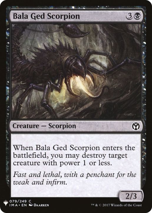 Bala Ged Scorpion in the group Advanced search at Proxyprinters.com (56145)