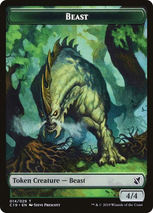 Beast in the group Magic the Gathering / Sets / Commander 2019 Tokens at Proxyprinters.com (56150)