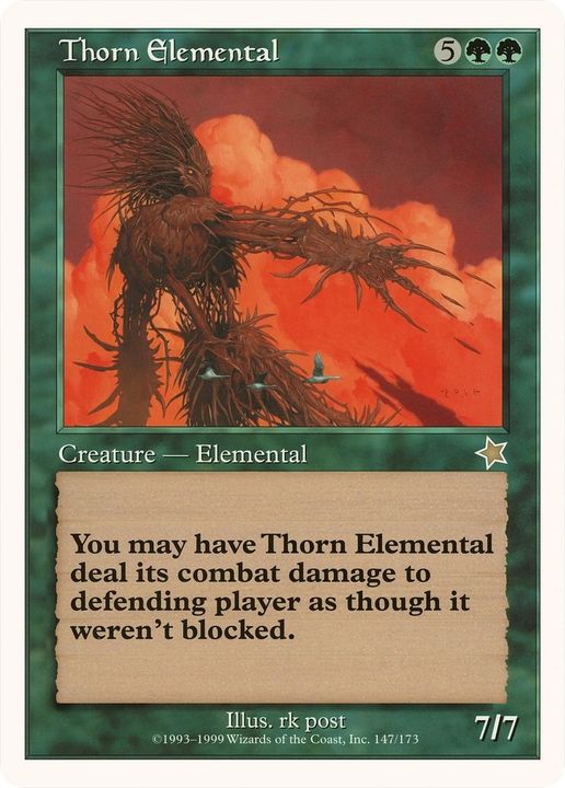 Thorn Elemental in the group Magic the Gathering / Types / Colors / Green at Proxyprinters.com (56153)