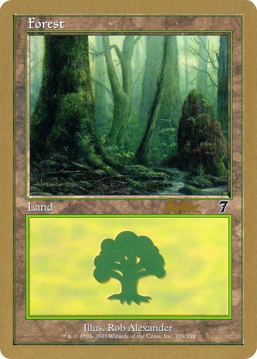 Forest in the group Magic the Gathering / Sets / World Championship Decks 2002 at Proxyprinters.com (56157)