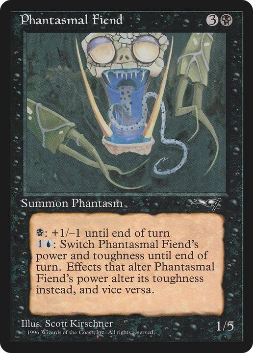 Phantasmal Fiend in the group Magic the Gathering / Types / Colors / Black at Proxyprinters.com (56175)