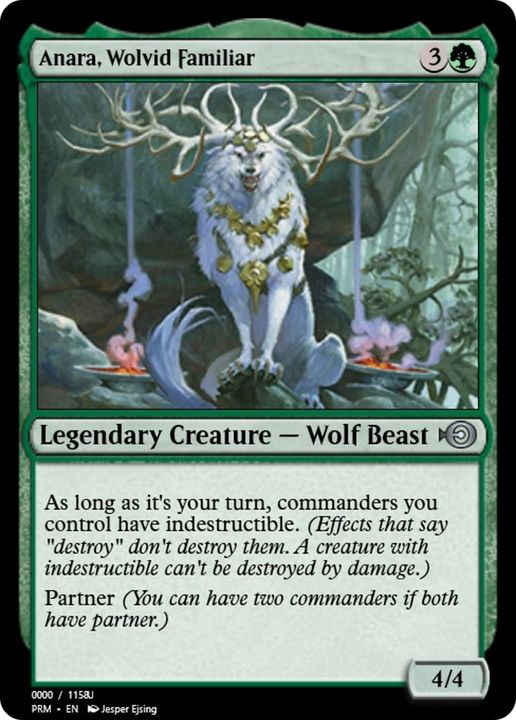 Anara, Wolvid Familiar in the group Magic the Gathering / Types / Colors / Green at Proxyprinters.com (56179)