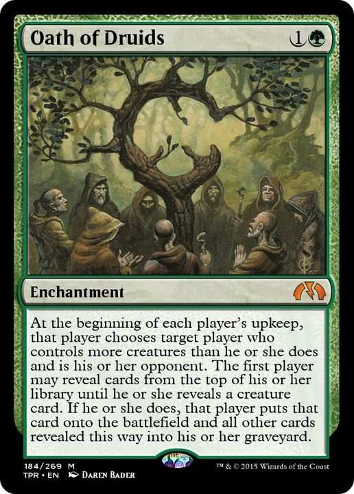 Oath of Druids in the group Magic the Gathering / Sets / Tempest Remastered at Proxyprinters.com (56188)