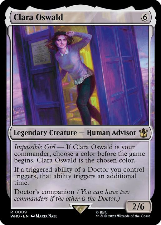 Clara Oswald in the group Magic the Gathering / Types / Creatures / Human at Proxyprinters.com (56211)