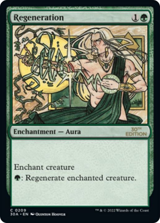 Regeneration in the group Magic the Gathering / Types / Colors / Green at Proxyprinters.com (56232)