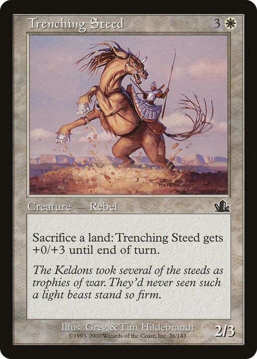 Trenching Steed in the group Magic the Gathering / Sets / Prophecy at Proxyprinters.com (56236)