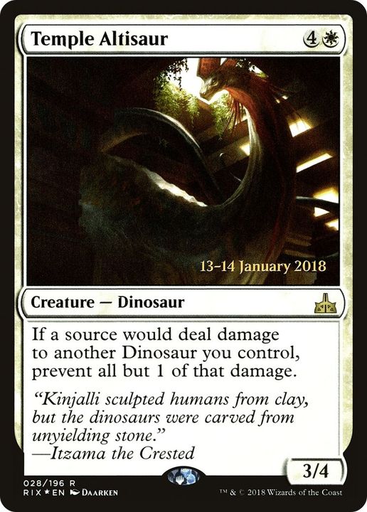 Temple Altisaur in the group Magic the Gathering / Types / Colors / White at Proxyprinters.com (56248)