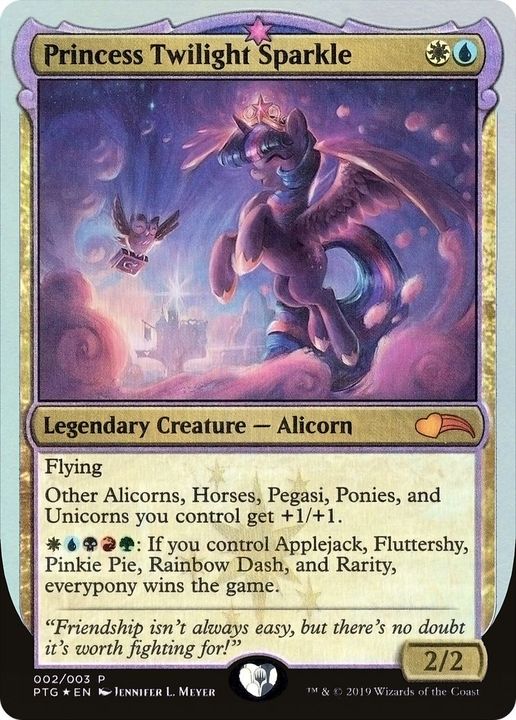 Princess Twilight Sparkle in the group Magic the Gathering / Types / Colors / Multicolors / U, W at Proxyprinters.com (56273)