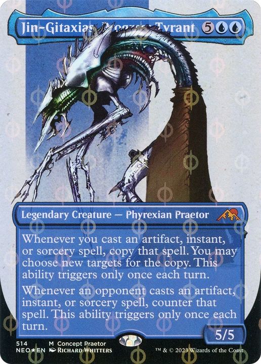 Jin-Gitaxias, Progress Tyrant in the group Magic the Gathering / Types / Colors / Blue at Proxyprinters.com (56303)