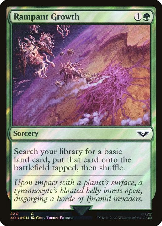 Rampant Growth in the group Magic the Gathering / Types / Colors / Green at Proxyprinters.com (56321)