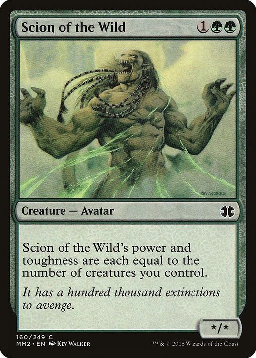 Scion of the Wild in the group Magic the Gathering / Sets / Modern Masters 2017 at Proxyprinters.com (56363)