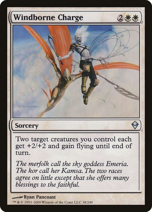 Windborne Charge in the group Magic the Gathering / Types / Colors / White at Proxyprinters.com (56371)