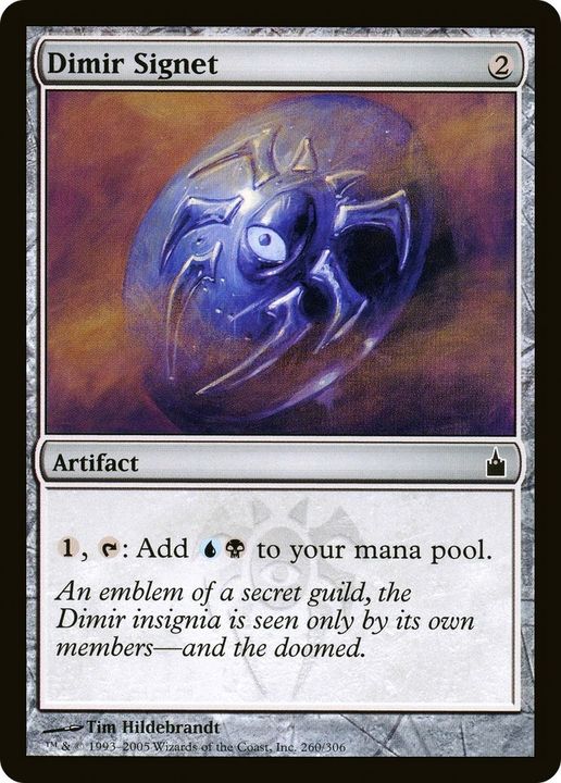 Dimir Signet in the group Magic the Gathering / Types / Artifacts / Artifact at Proxyprinters.com (56386)