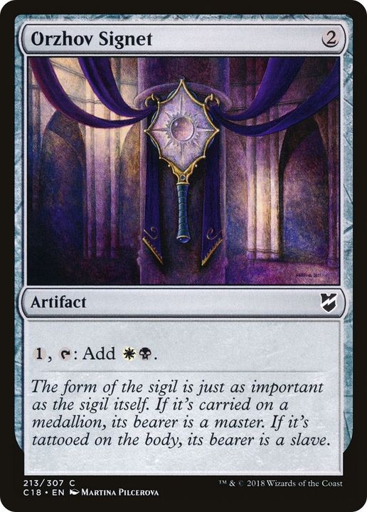 Orzhov Signet in the group Magic the Gathering / Types / Artifacts / Artifact at Proxyprinters.com (56388)