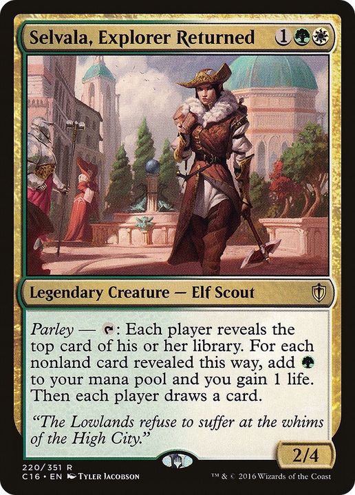 Selvala, Explorer Returned in the group Magic the Gathering / Types / Colors / Multicolors / G, W at Proxyprinters.com (56395)