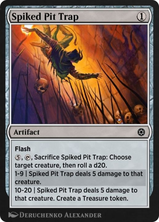 Spiked Pit Trap in the group Magic the Gathering / Types / Artifacts / Artifact at Proxyprinters.com (56398)