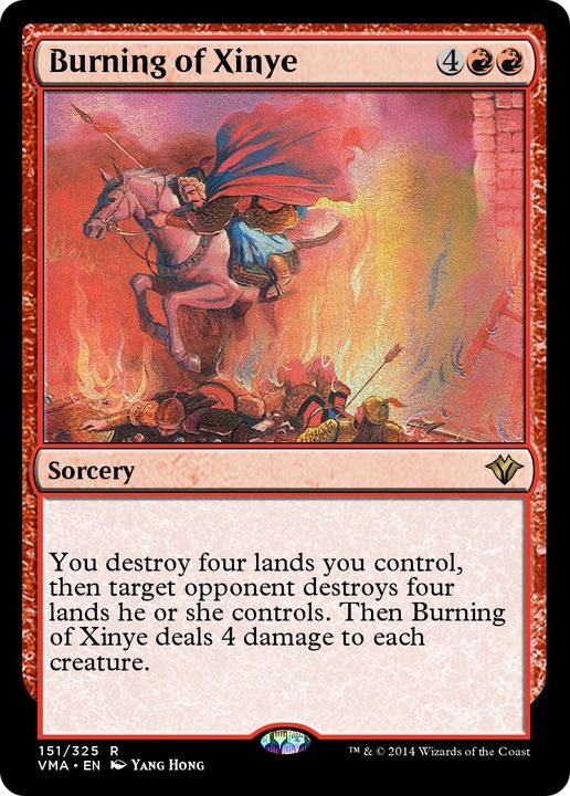 Burning of Xinye in the group Magic the Gathering / Sets / Vintage Masters at Proxyprinters.com (56412)