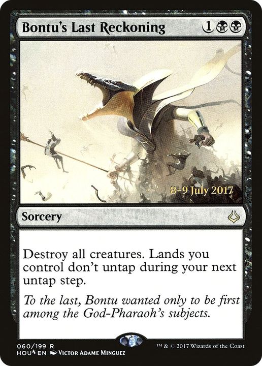 Bontu's Last Reckoning in the group Magic the Gathering / Sets / Hour of Devastation Promos at Proxyprinters.com (56413)