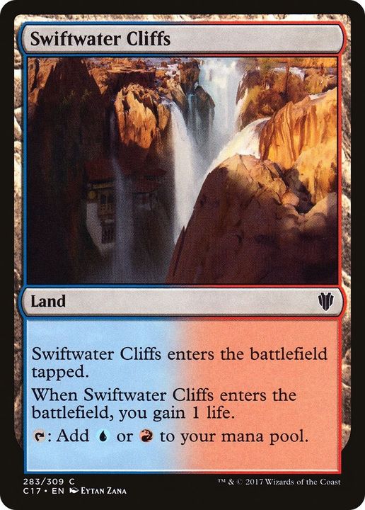 Swiftwater Cliffs in the group Magic the Gathering / Sets / Commander 2017 at Proxyprinters.com (56429)