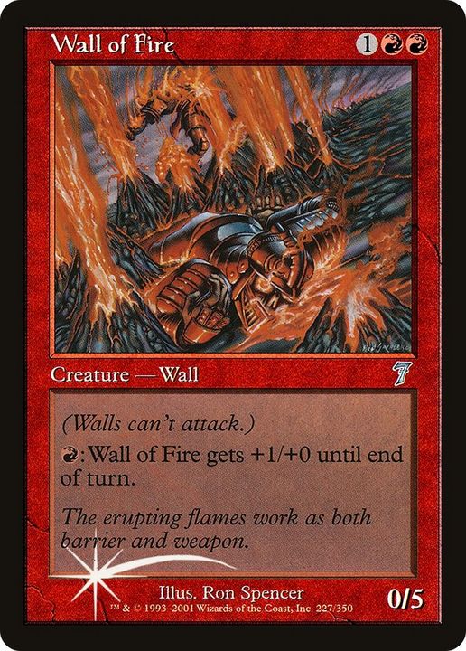 Wall of Fire in the group Magic the Gathering / Types / Colors / Red at Proxyprinters.com (56443)