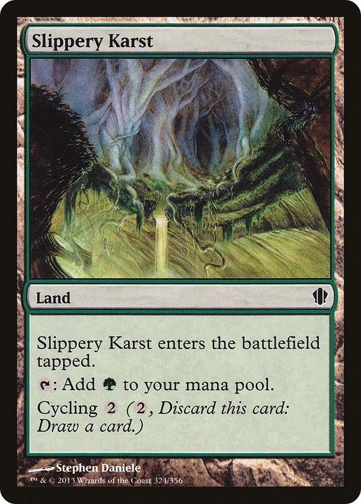 Slippery Karst in the group Magic the Gathering / Types / Colors / Colorless at Proxyprinters.com (56480)