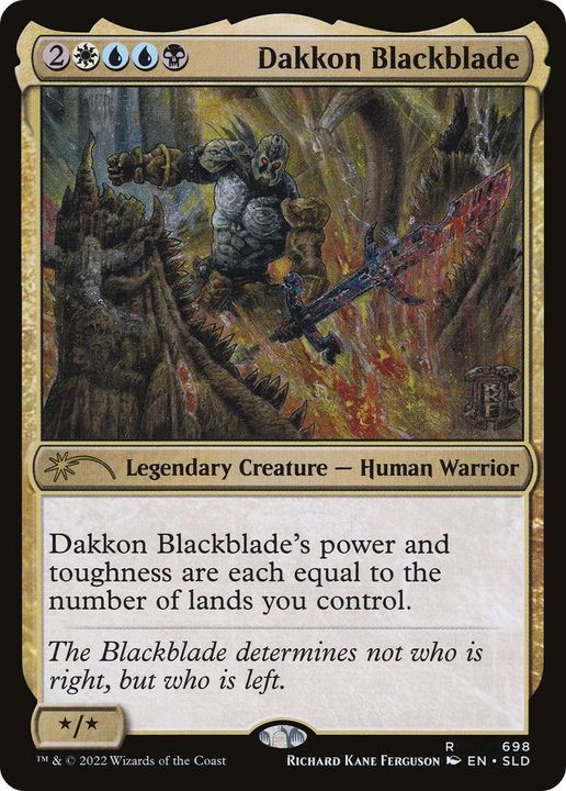 Dakkon Blackblade in the group Magic the Gathering / Types / Colors / Multicolors / B, U, W at Proxyprinters.com (56490)