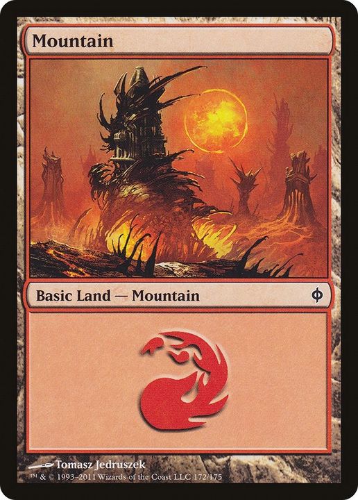 Mountain in the group Magic the Gathering / Sets / New Phyrexia at Proxyprinters.com (56502)