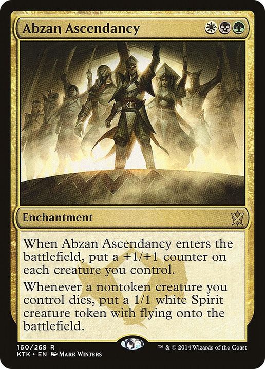 Abzan Ascendancy in the group Magic the Gathering / Types / Enchantment / Enchantment at Proxyprinters.com (56504)