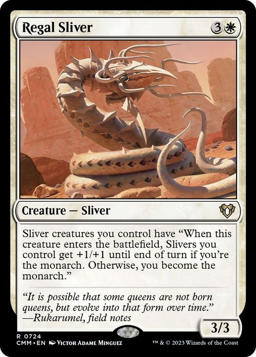 Regal Sliver in the group Magic the Gathering / Sets / Commander Masters at Proxyprinters.com (56527)