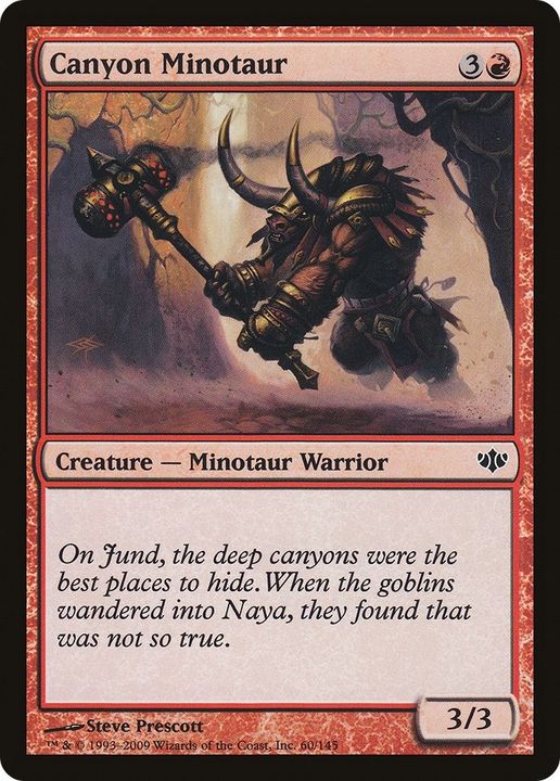 Canyon Minotaur in the group Magic the Gathering / Sets / Conflux at Proxyprinters.com (56562)