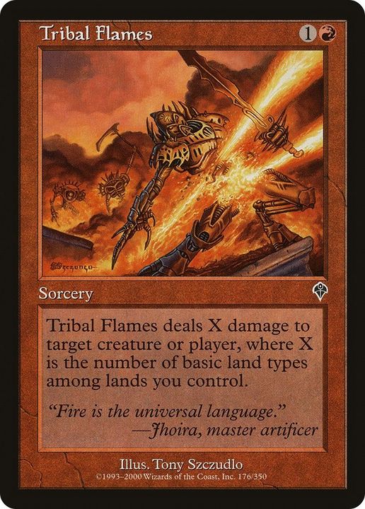 Tribal Flames in the group Magic the Gathering / Sets / Invasion at Proxyprinters.com (56583)