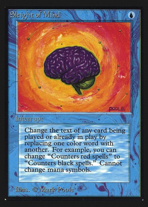 Sleight of Mind in the group Magic the Gathering / Types / Colors / Blue at Proxyprinters.com (56587)