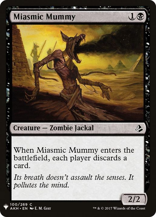 Miasmic Mummy in the group Magic the Gathering / Types / Creatures / Zombie at Proxyprinters.com (56596)