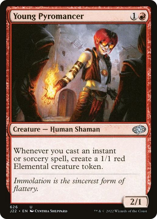 Young Pyromancer in the group Magic the Gathering / Sets / Jumpstart 2022 at Proxyprinters.com (56632)