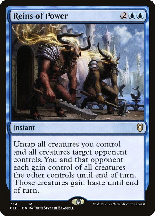 Reins of Power in the group Magic the Gathering / Types / Colors / Blue at Proxyprinters.com (56642)