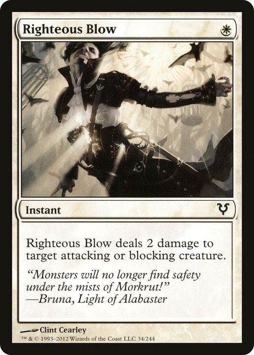 Righteous Blow in the group Magic the Gathering / Types / Colors / White at Proxyprinters.com (56662)