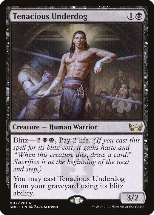 Tenacious Underdog in the group Magic the Gathering / Types / Creatures / Warrior at Proxyprinters.com (56671)