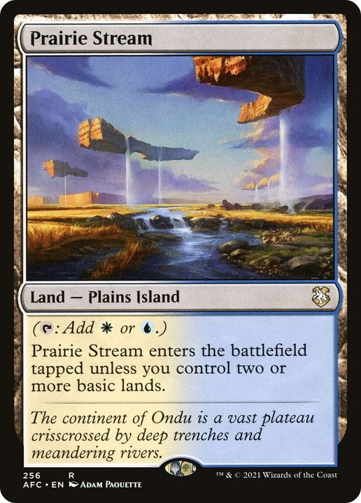 Prairie Stream in the group Magic the Gathering / Types / Land / Island at Proxyprinters.com (56686)