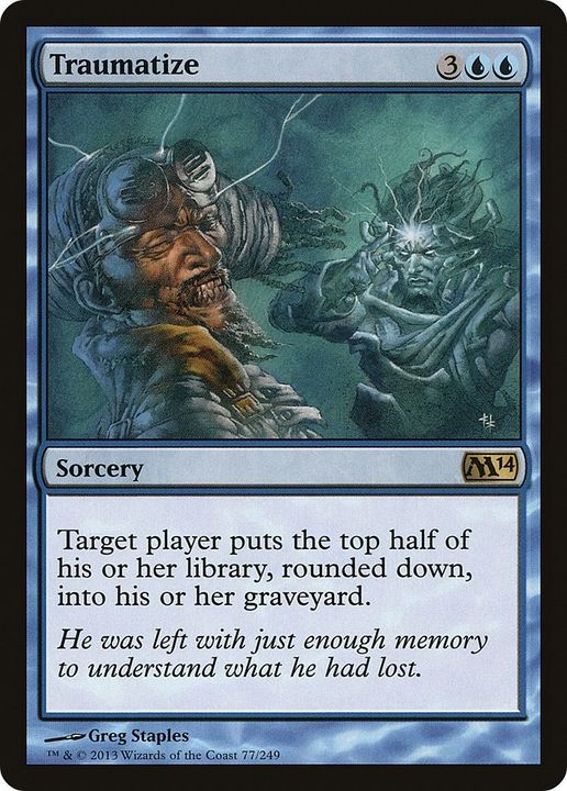 Traumatize in the group Magic the Gathering / Types / Colors / Blue at Proxyprinters.com (56717)