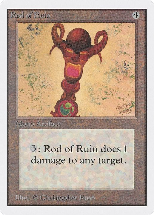 Rod of Ruin in the group Magic the Gathering / Types / Artifacts / Artifact at Proxyprinters.com (5672)