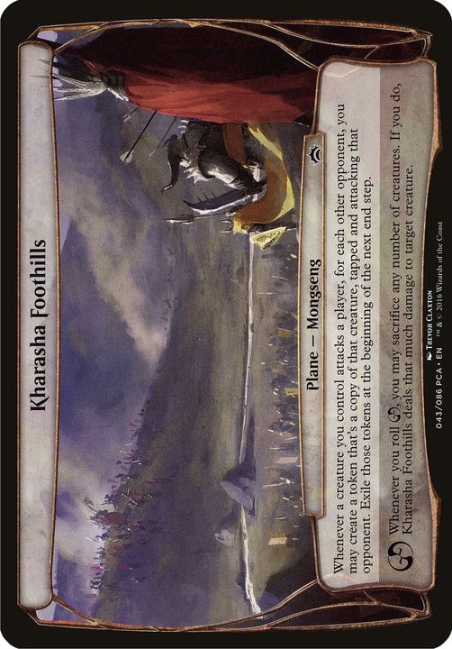 Kharasha Foothills in the group Magic the Gathering / Sets / Planechase Anthology Planes at Proxyprinters.com (5673)