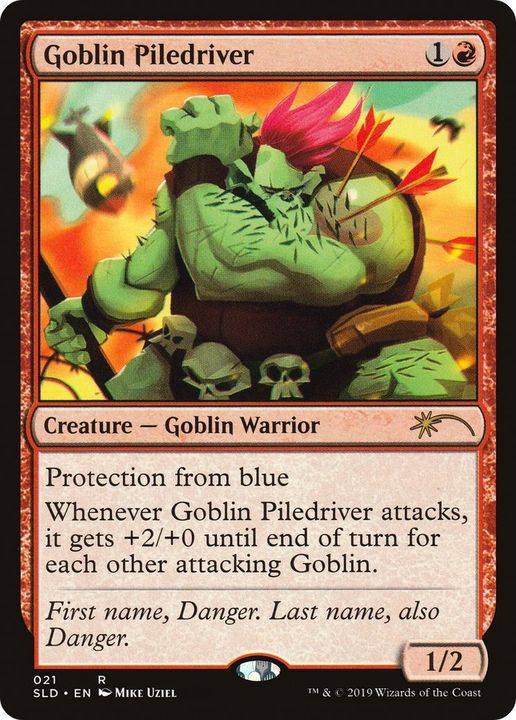 Goblin Piledriver in the group Magic the Gathering / Types / Creatures / Warrior at Proxyprinters.com (56736)