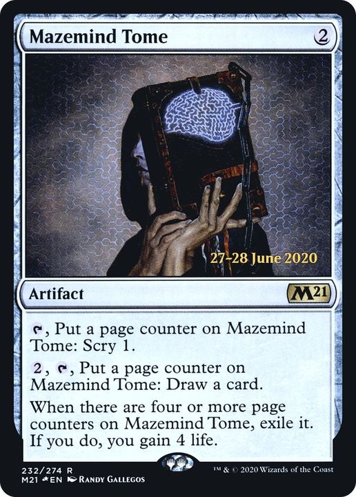 Mazemind Tome in the group Magic the Gathering / Types / Artifacts / Artifact at Proxyprinters.com (56740)