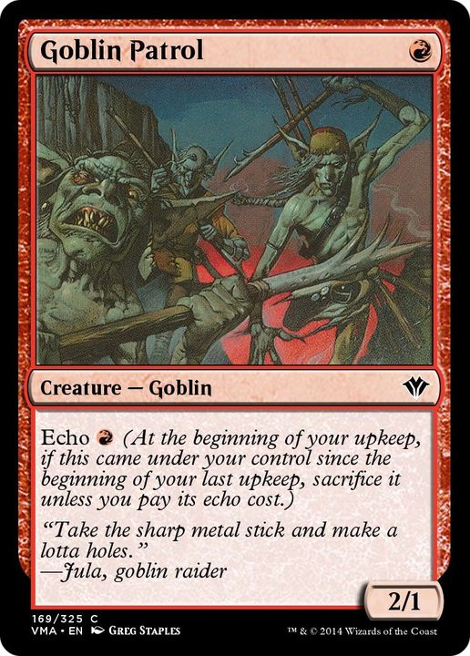 Goblin Patrol in the group Magic the Gathering / Types / Creatures / Goblin at Proxyprinters.com (56751)