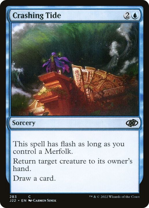 Crashing Tide in the group Magic the Gathering / Types / Colors / Blue at Proxyprinters.com (56756)