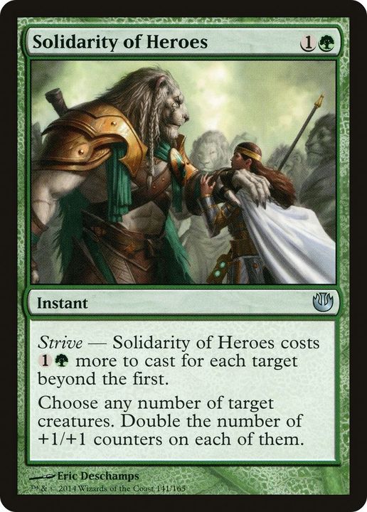 Solidarity of Heroes in the group Magic the Gathering / Types / Colors / Green at Proxyprinters.com (56766)