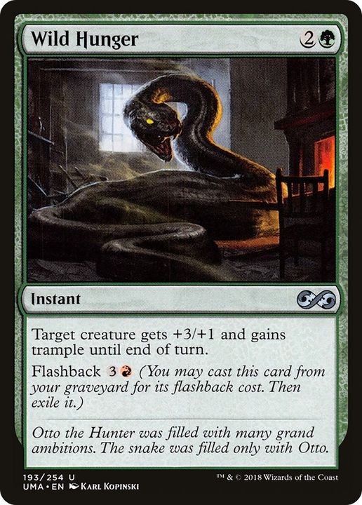 Wild Hunger in the group Magic the Gathering / Types / Colors / Green at Proxyprinters.com (56774)