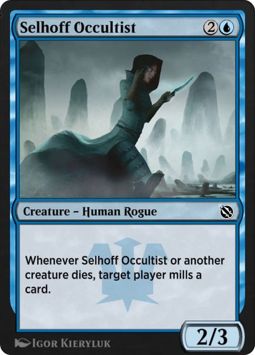 Selhoff Occultist in the group Magic the Gathering / Sets / Shadows of the Past at Proxyprinters.com (56797)