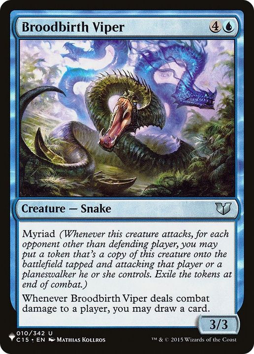 Broodbirth Viper in the group Magic the Gathering / Types / Colors / Blue at Proxyprinters.com (56824)